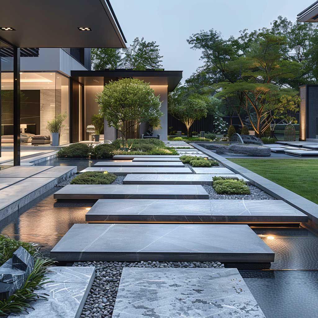 Thiết kế sân vườn hiện đại